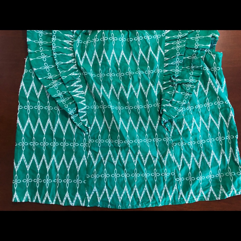 Universal Thread Ruffled Embroidered Blouse L - Picture 7 of 8